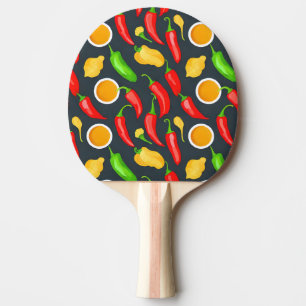 Muster für Paprikaschoten für Hot Chili Tischtennis Schläger
