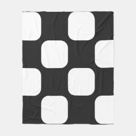 Muster für Pitch Pastel und weiches, weißes Quadra Fleecedecke