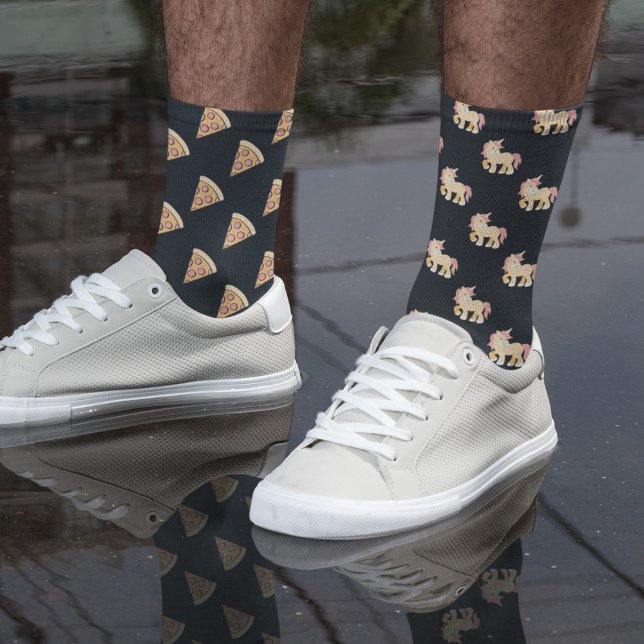 Muster für Pizza und Unicorns Socken (Von Creator hochgeladen)