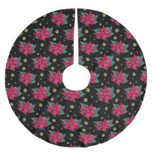 Muster für Poinsettia und Gold