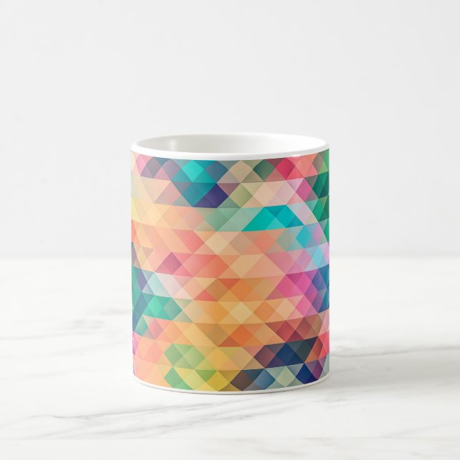Muster für Quadrate und Tiles Kaffeetasse (Mittel)
