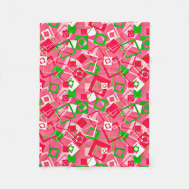 Muster für Re-Re-Quadrate Fleecedecke