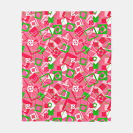 Muster für Re-Re-Quadrate Fleecedecke