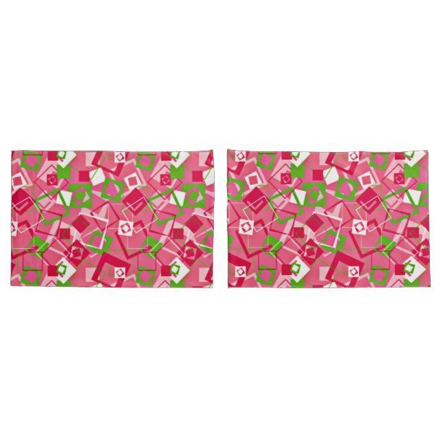 Muster für Re-Re-Quadrate Kissenbezug (Rückseite-Set)