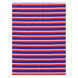 Muster für Red Blue Stripes Tischdecke