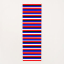 Muster für Red Blue Stripes Yogamatte