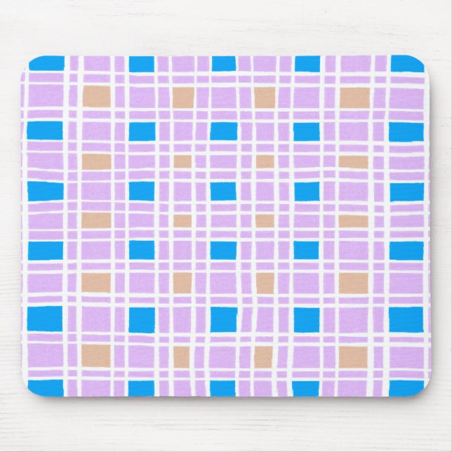 Muster für Retro-Quadrate Mousepad (Vorne)