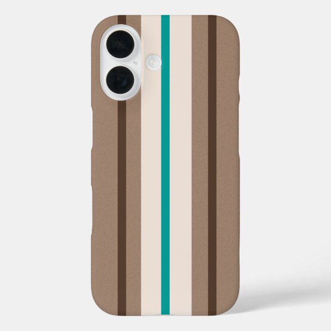 Muster für Retro-Surfstreifen Case-Mate iPhone Hülle (Rückseite)