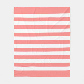 Muster für Rose und Weiße Linien Fleecedecke