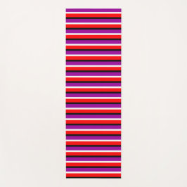 Muster für rote Lila Streifen Yogamatte