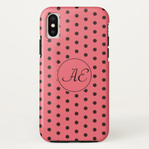 Muster für rote und schwarze Polka-Punkte Case-Mate iPhone Hülle