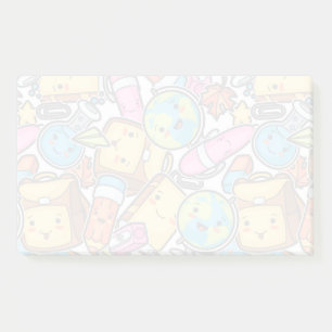 Muster für Schullieferungen Post-it Klebezettel