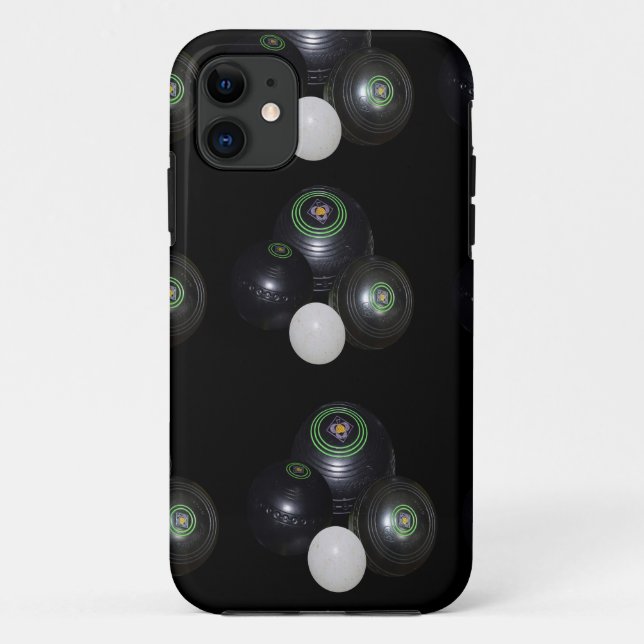 Muster für Schwarz-Weiß-Rasen, Case-Mate iPhone Hülle (Rückseite)