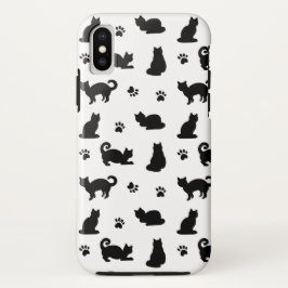 Muster für Schwarze Katzen und Paw Case-Mate iPhone Hülle