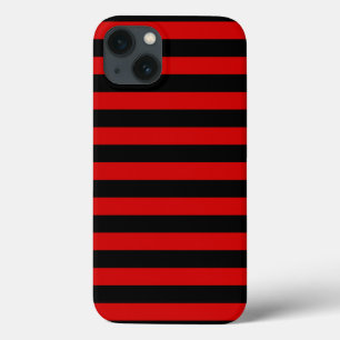 Muster für schwarze und rote Streifen Case-Mate iPhone Hülle