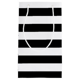 Muster für schwarze und weiße Linien Kleine Geschenktüte