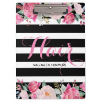 Muster für schwarze und weiße Streifen, Blumenstra