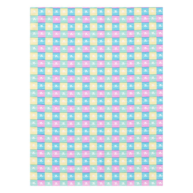 Muster für Segelschiffe Tischdecke (Vorderseite)