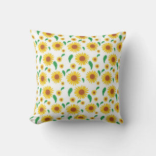 Muster für Sonnenblumen Kissen