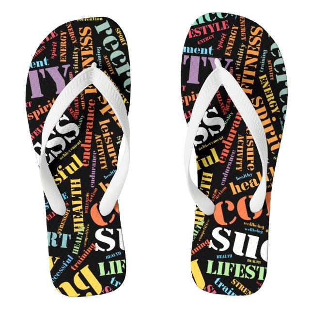Muster für Sport Flip Flops (Fußbett)