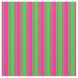 Muster für tiefe rosa und kalkgrüne Linien Stoff