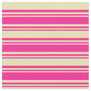 Muster für tiefe rosa und tanfarbene Streifen Stoff