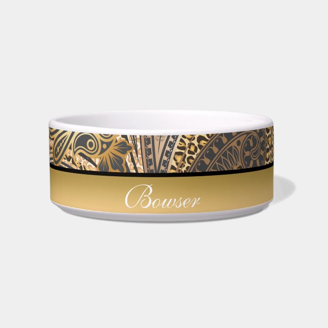 Muster für Tierdruckpaisley Napf (Vorderseite)