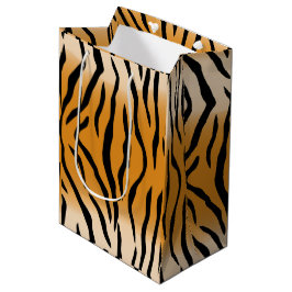 Muster für Tiger Streifen Mittlere Geschenktüte