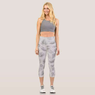 Muster für tropische Blätter 5 Capri Leggings