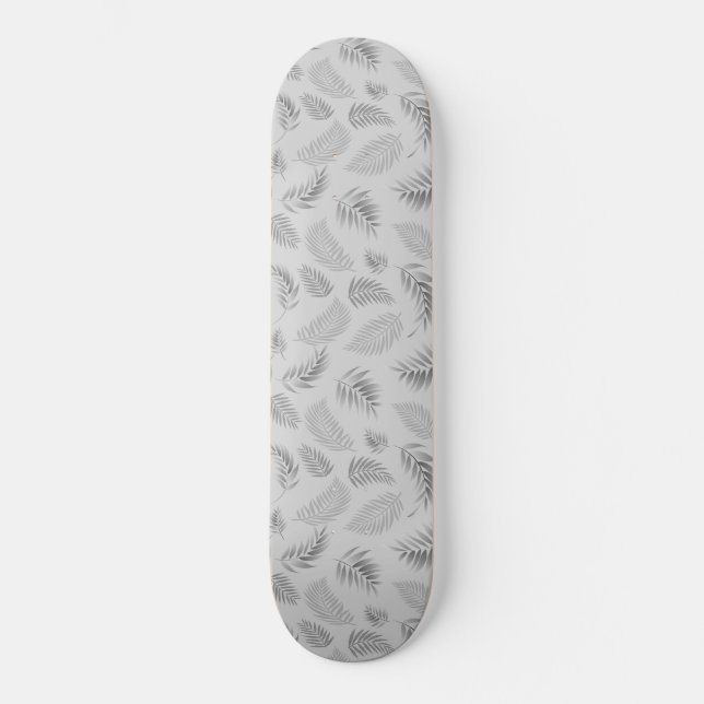Muster für tropische Blätter 5 Skateboard (Vorderseite)
