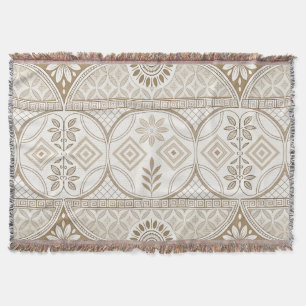 Muster für verzierte geometrische Blumenmuster Decke