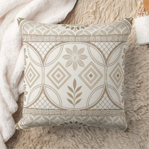 Muster für verzierte geometrische Blumenmuster Kissen