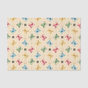 Muster für verzierte HOGWARTS™-Wappen Seidenpapier