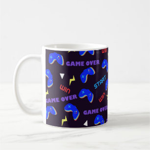 Muster für Videospiele Kaffeetasse
