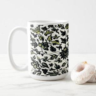 Muster für viktorianische Blumenzierkunst Kaffeetasse