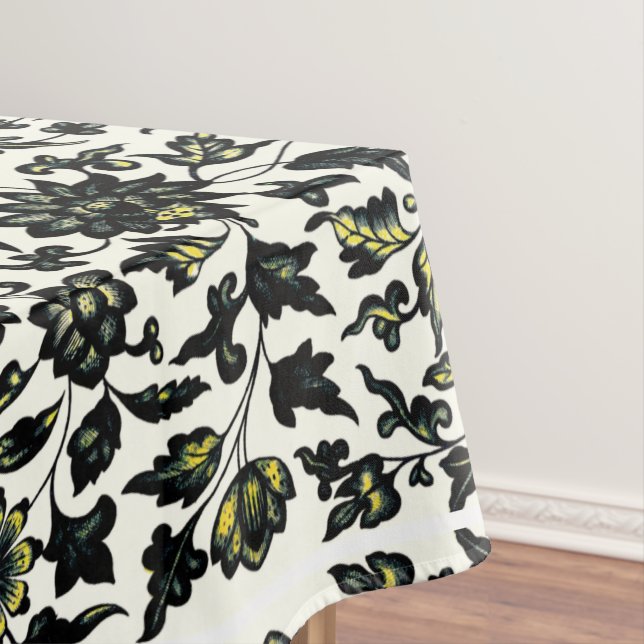 Muster für viktorianische Blumenzierkunst Tischdecke (Beispiel)