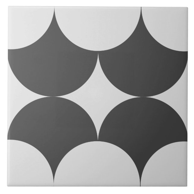 Muster für viktorianische Stilkreise Fliese (Vorderseite)