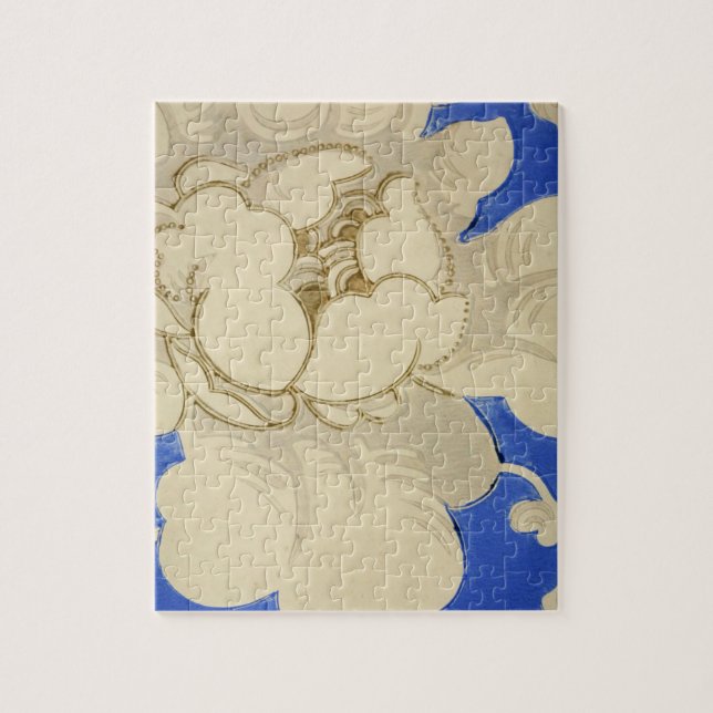 Muster für Vintage Blume Puzzle (Vertikal)