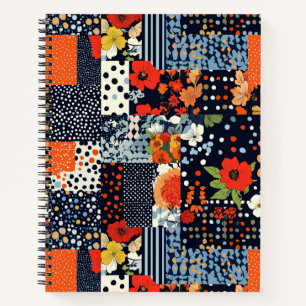 Muster für Vintage Blumenmuster (3) Notizbuch