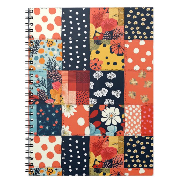 Muster für Vintage Blumenmuster (5) Notizblock (Vorderseite)