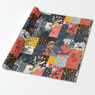 Muster für Vintage Blumenmuster (7) Geschenkpapier