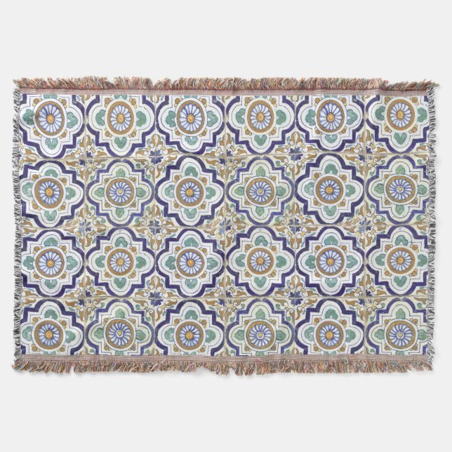 Muster für Vintage botanische Zierfliesen Decke (Vorderseite)