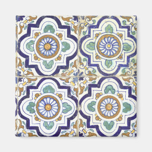 Muster für Vintage botanische Zierfliesen Magnet