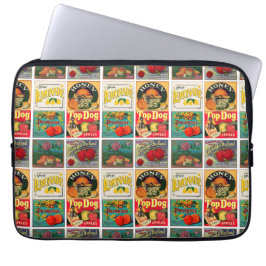 Muster für Vintage Fruchtkennzeichnung Laptopschutzhülle