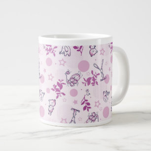 Muster für Vintage Kleintiere Jumbo-Tasse