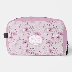 Muster für Vintage Lila Blume Waschbeutel