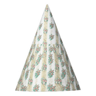 Muster für Vintage Rose - Party-Hat Partyhütchen