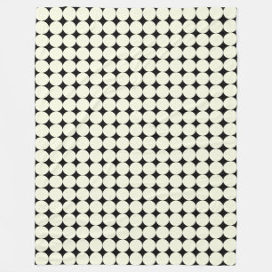 Muster für Vintage schwarze und weiße geometrisc Fleecedecke