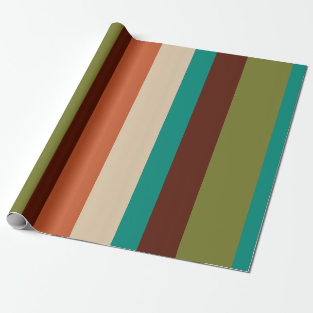 Muster für Vintage Streifen Geschenkpapier (Ungerollt)