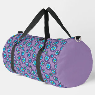 Muster für Violet Blue Flowers Duffle Bag
